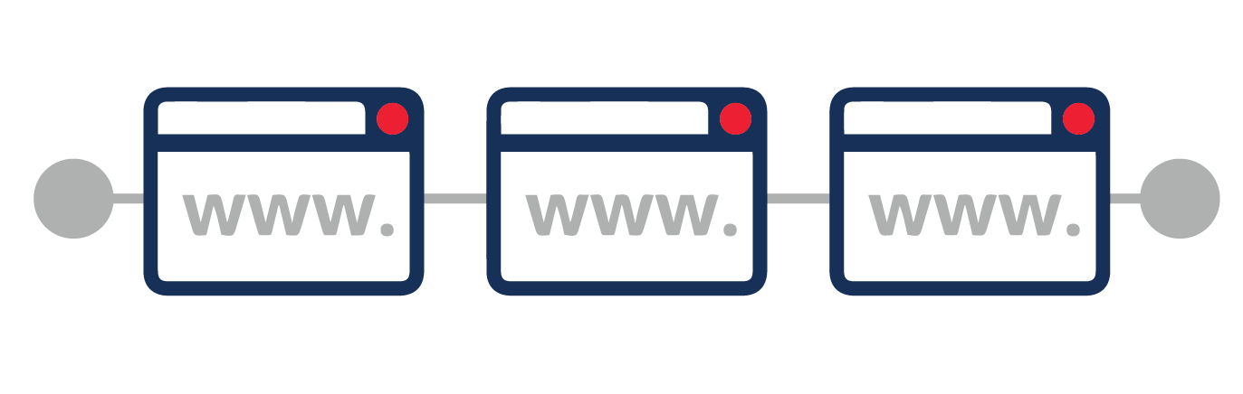 Icône de communalité du site web