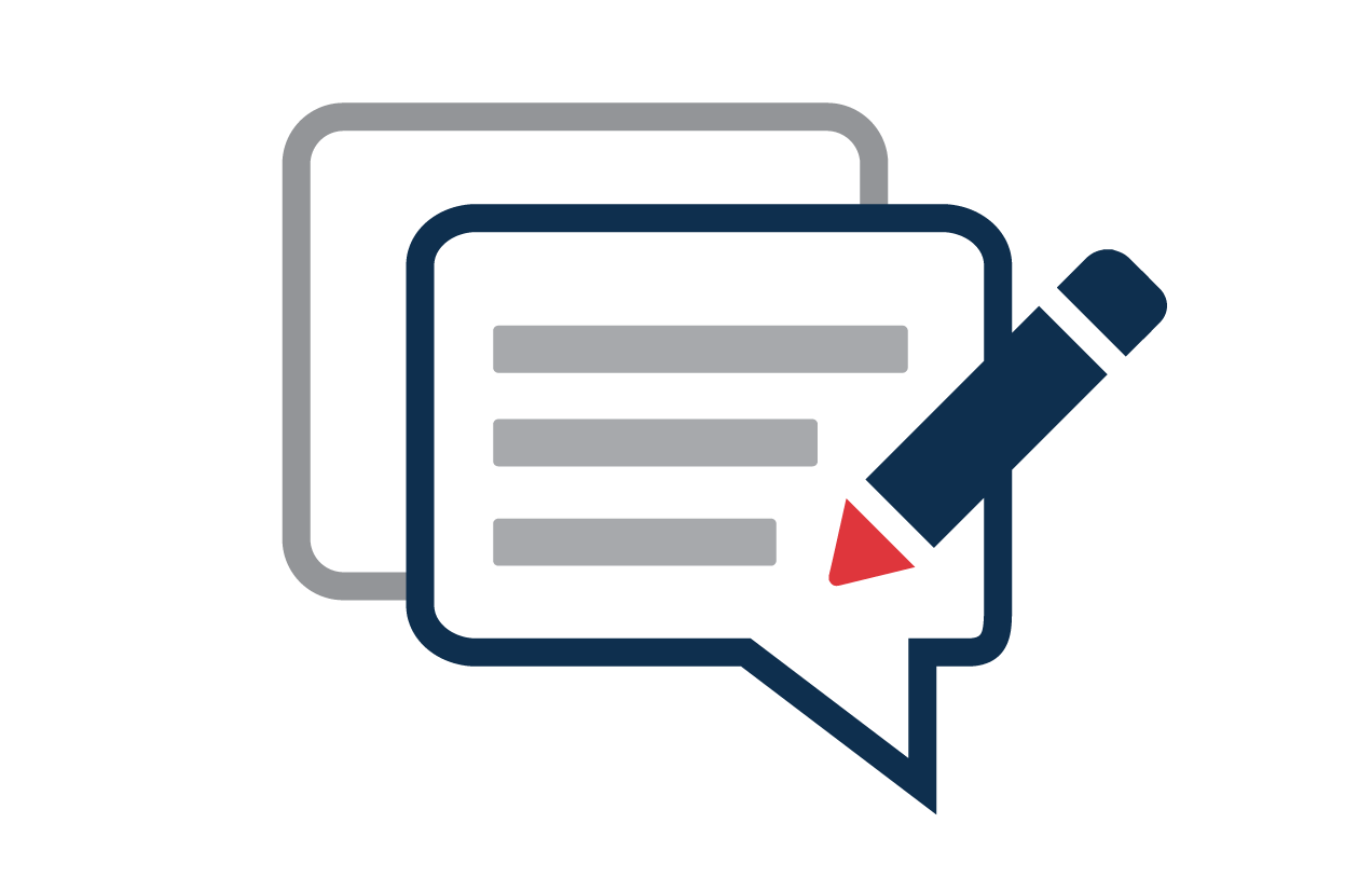 Icône de publication de contenu web
